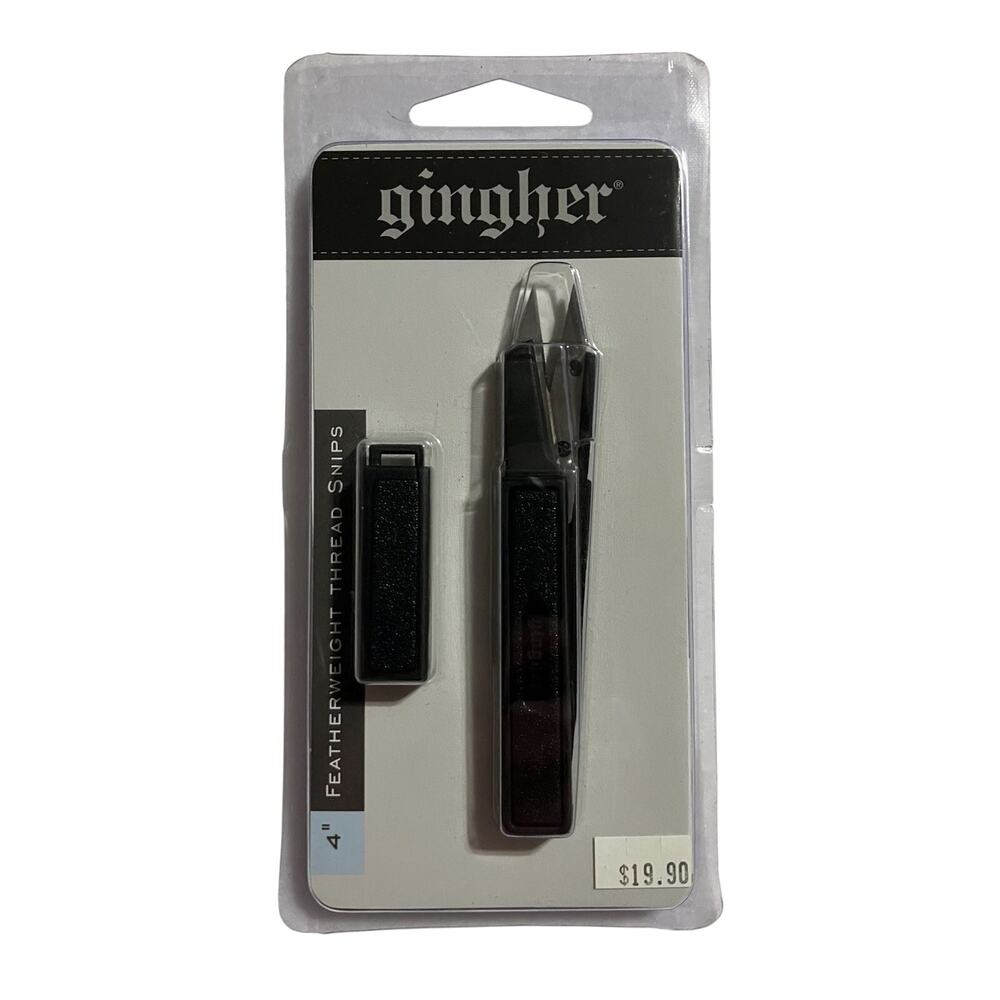 Gingher 4 Inch Featherweight Multipurpose Thread Snips Stainless Steel NIP